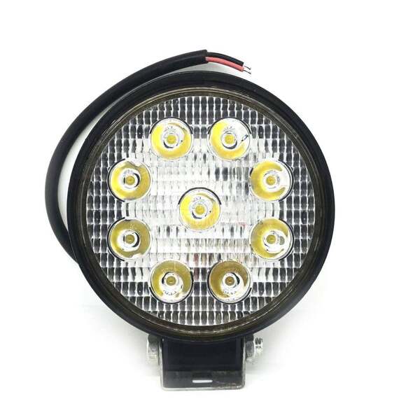 led radni far 27w krug