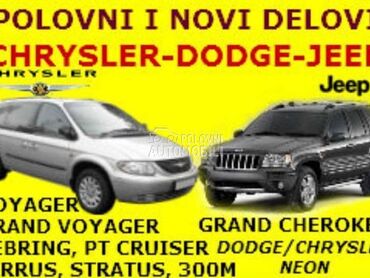 POLOVNI I NOVI DELOVI za Dodge Avenger, Caliber, Journey