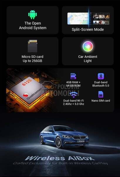 AI Box Carplay auto Android