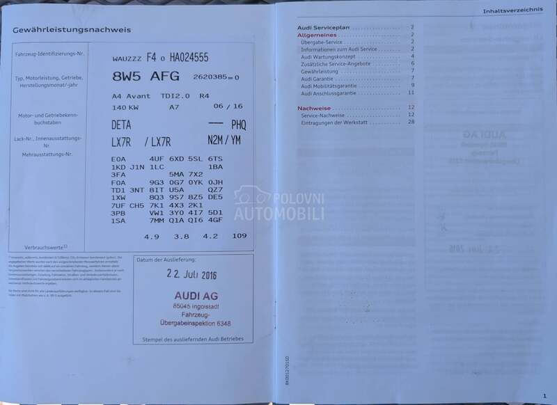 Audi A4 2.0 TDI, 190HP