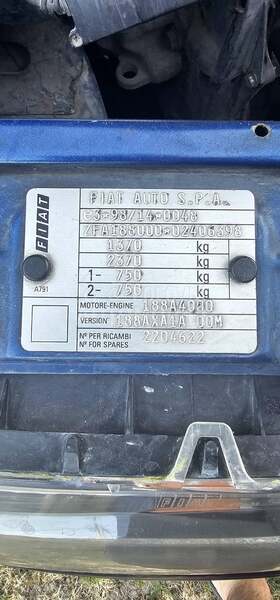 Fiat Punto 1,2 8V 2002