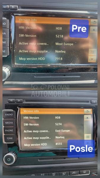 RNS 510 / 810 Columbus mape