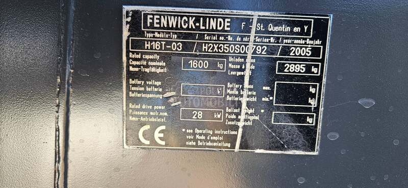 Linde H16T 03 TRIPLEX