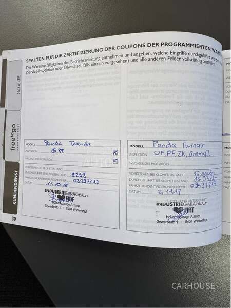 Fiat Panda CH/AUT/INVALID