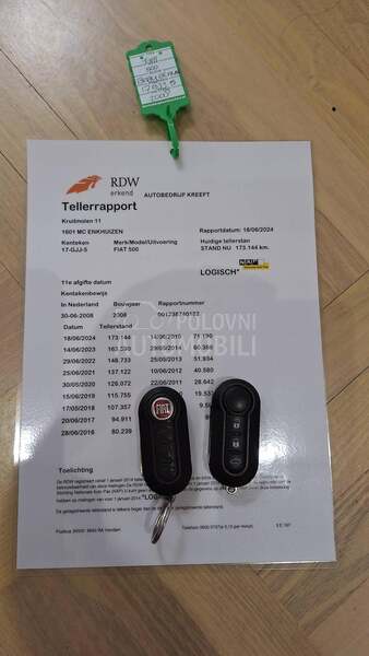 Fiat 500 1.2i  P.A.N.O.