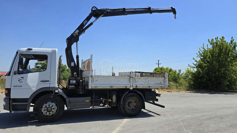 Mercedes Benz Atego 1218 Kiper Kran