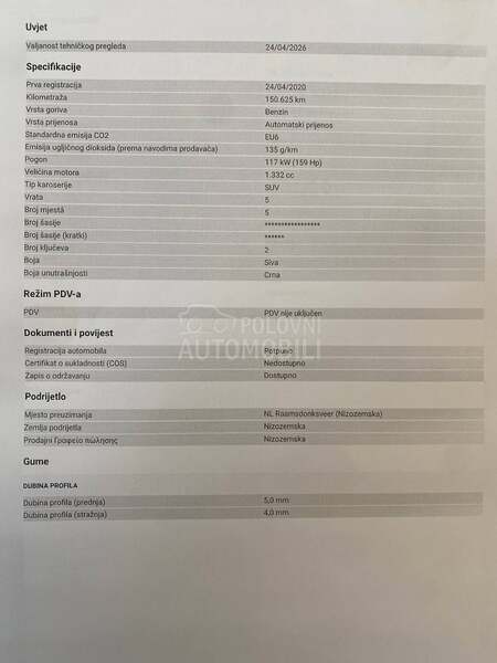 Renault Kadjar 1.3  INTENS 160hp