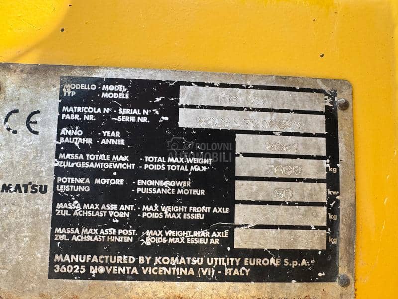 Komatsu PC 75 R CEKIC GRAJFER