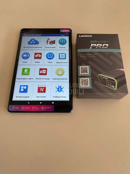 LAUNCH DIJAGNOSTIKA GOLO PRO I TABLET SVE NOVO NA SRPSKOM
