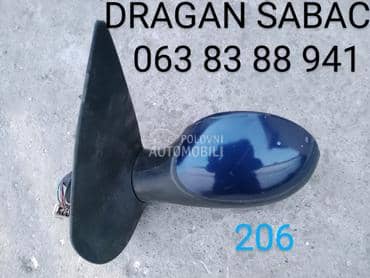 Retrovizor za Peugeot 206, 208, 308 ... od 1996. do 2012. god.