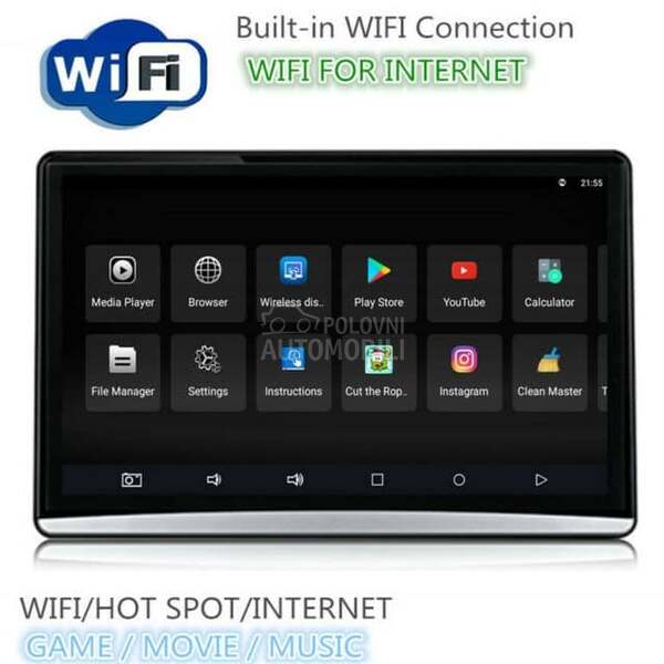 OLED ANDROID MONITOR 29.5cm ZA NASLON SEDISTA