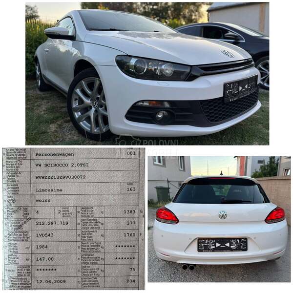 Volkswagen Scirocco 2.0 TSI  200hp