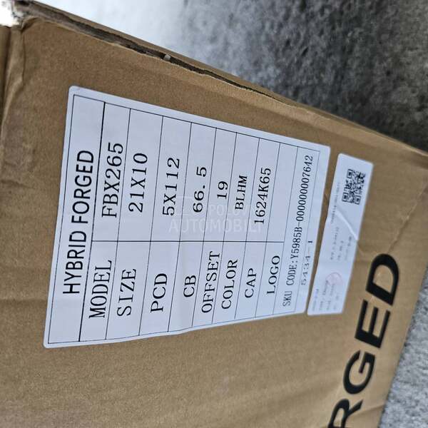 Aluminijumske felne macan 21" 5 x 112