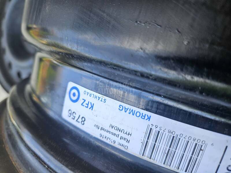 Čelične felne  16" 5 x 114.3