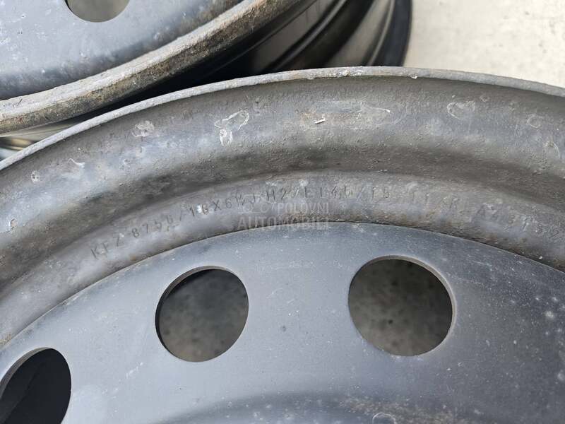 Čelične felne  16" 5 x 114.3
