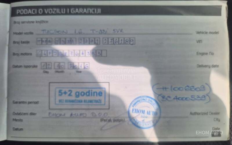 Hyundai Tucson 1.6 T A/T 4wd