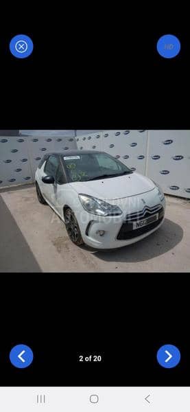 Citroen DS3 -  kompletan auto u delovima