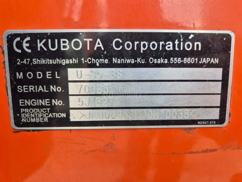 Kubota U 35 3S