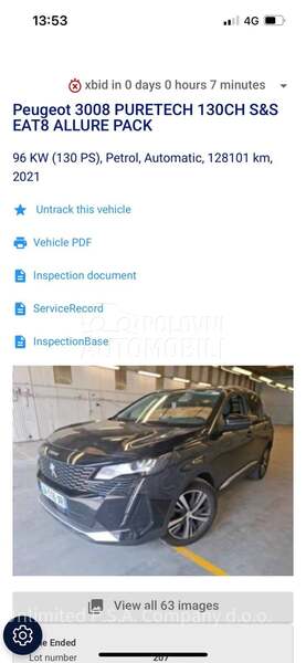 Peugeot 3008 3008 Allure