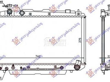 HLADNJAK MOTORA 2.0 16V (AU... za Toyota RAV 4 od 2000. do 2005. god.