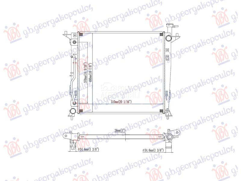 HLADNJAK MOTORA 2.2 DIZEL (...