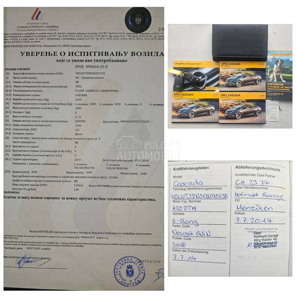 Opel Cascada 2.0CDTI COSMO CH