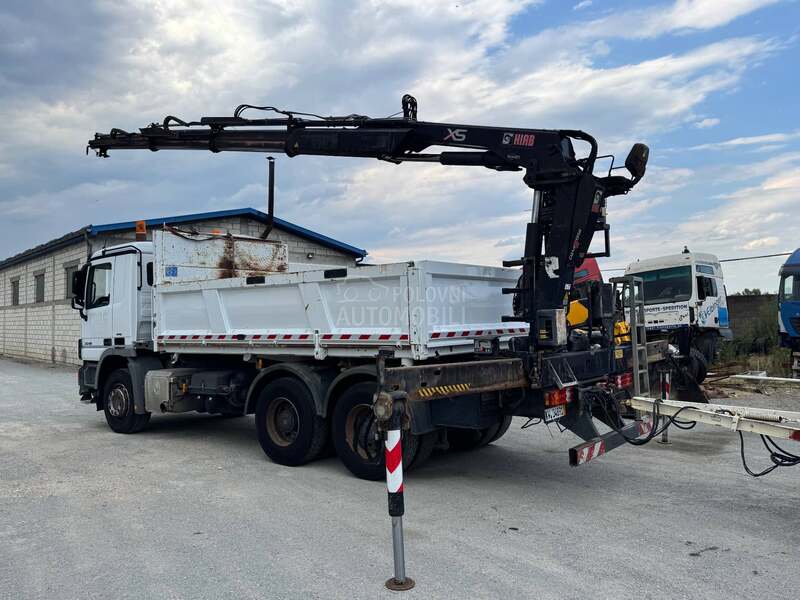 Mercedes Benz Actros Kiper Kran