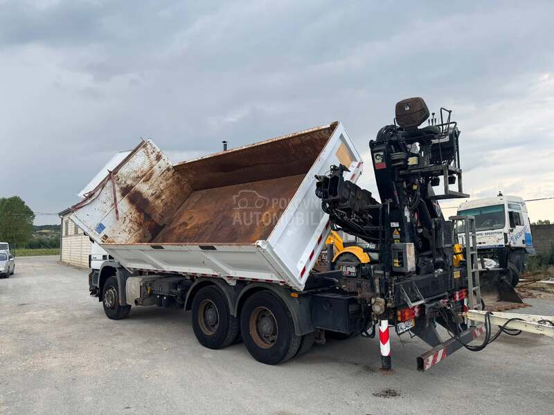 Mercedes Benz Actros Kiper Kran