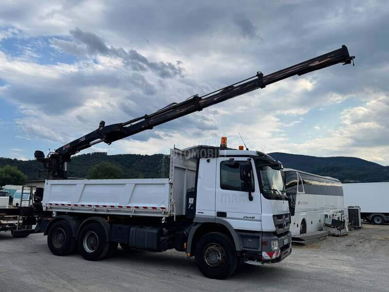 Mercedes Benz Actros Kiper Kran