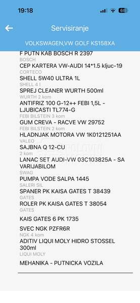 Volkswagen Golf 6 Veliki i mali servis