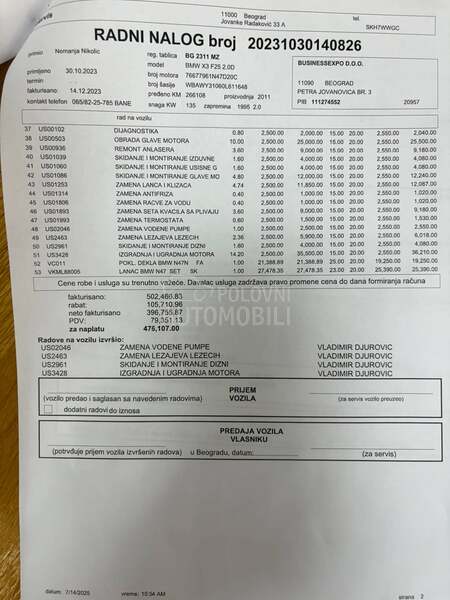 BMW X3 M 2.0 TDI