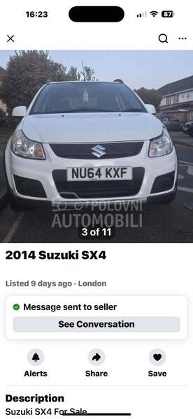 Suzuki SX4 2008. god. -  kompletan auto u delovima