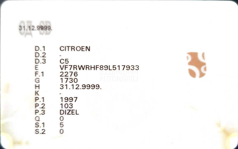 Citroen C5 2.0