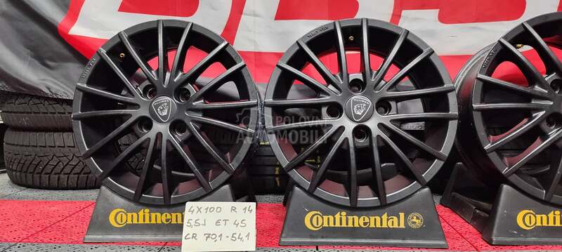 Aluminijumske felne  14" 4 x 100