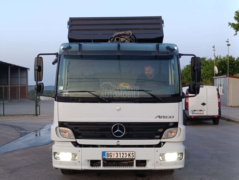 Mercedes Benz Atego 1218 kiper kran