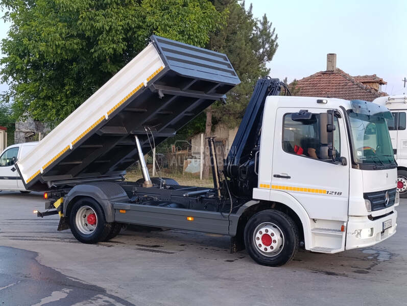 Mercedes Benz Atego 1218 kiper kran