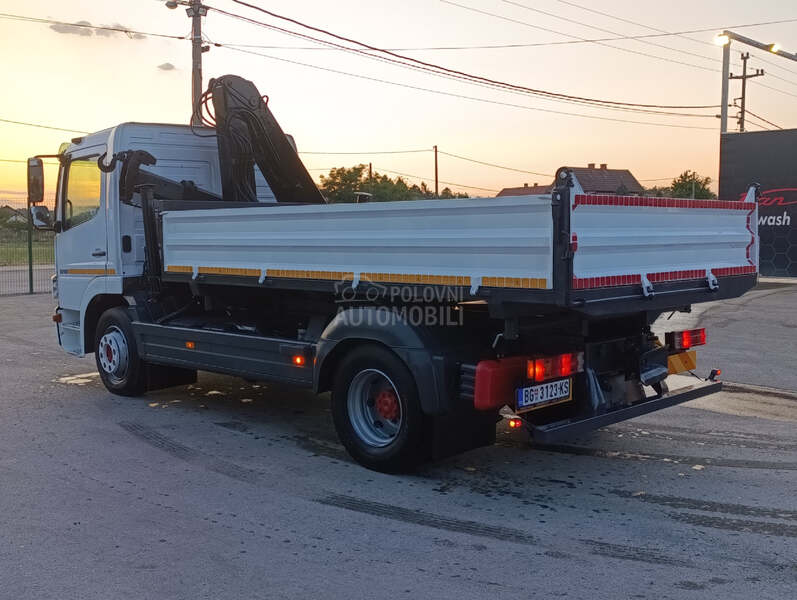 Mercedes Benz Atego 1218 kiper kran