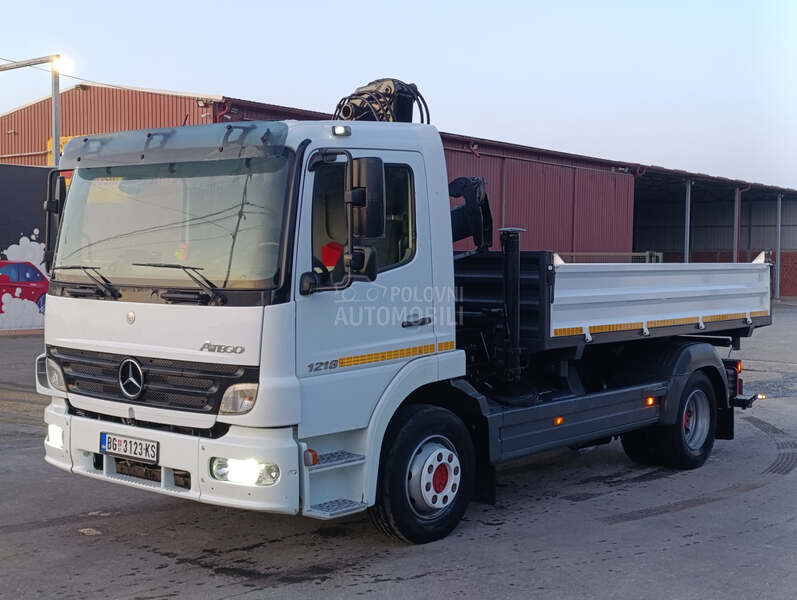 Mercedes Benz Atego 1218 kiper kran