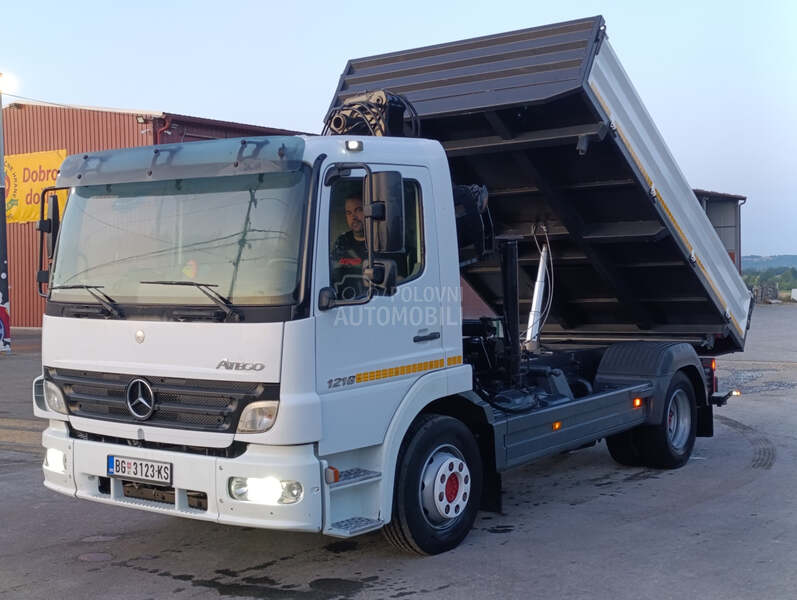 Mercedes Benz Atego 1218 kiper kran