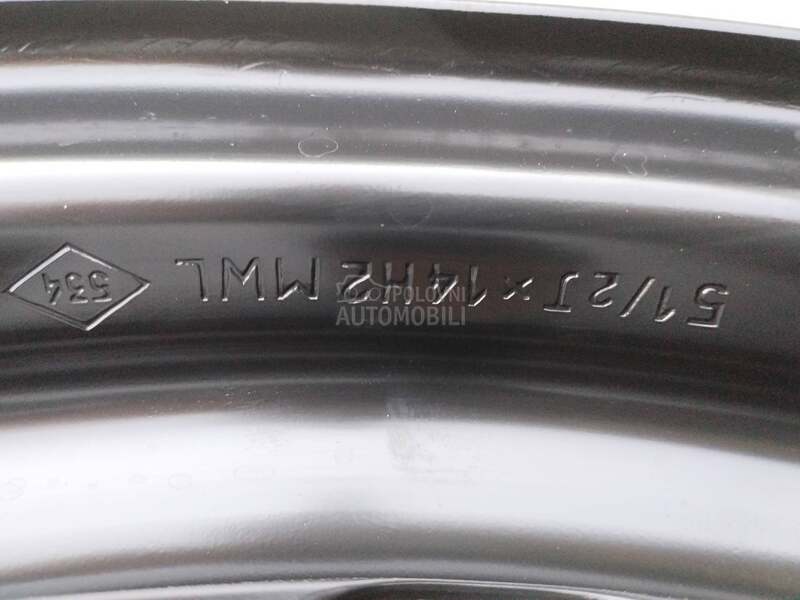 Čelične felne RENAULT 14" 4 x 100