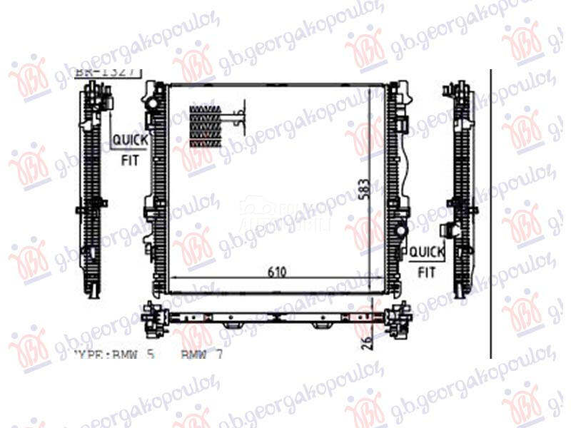 HLADNJAK MOTORA 3.0 BENZIN-...