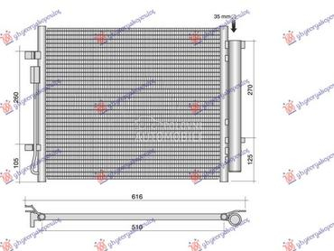 HLADNJAK KLIME 1.6 BENZIN/H... za Kia Sorento od 2020. do 2025. god.
