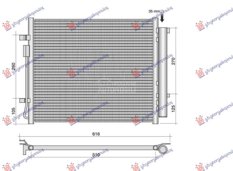 HLADNJAK KLIME 1.6 BENZIN/H...