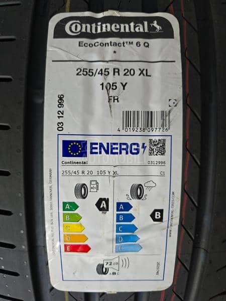 Continental 285/40 R20 Letnja