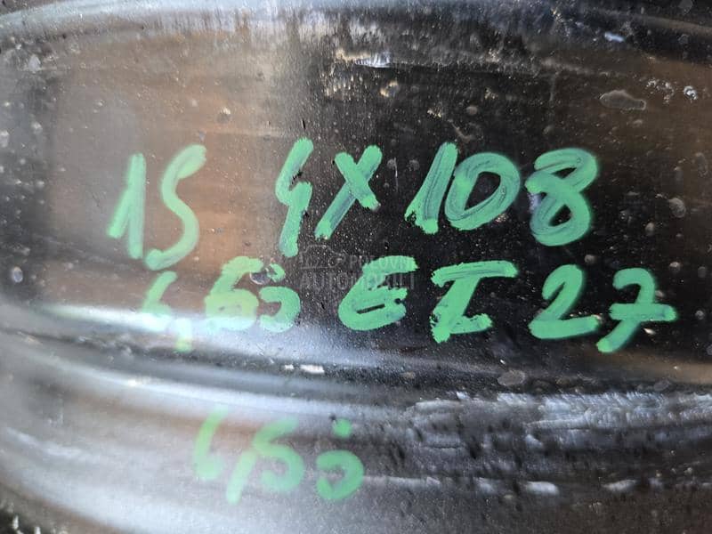 Čelične felne pezo 15" 4 x 108