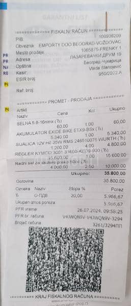 Kymco Downtown 300i reg 11.26