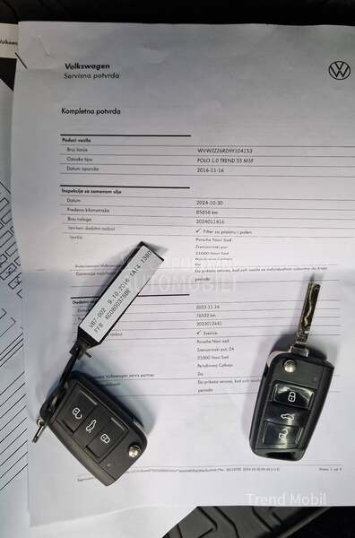 Volkswagen Polo 1.0 Trend line