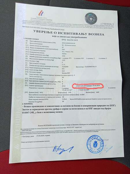 Fiat Panda Reg.godinu dana