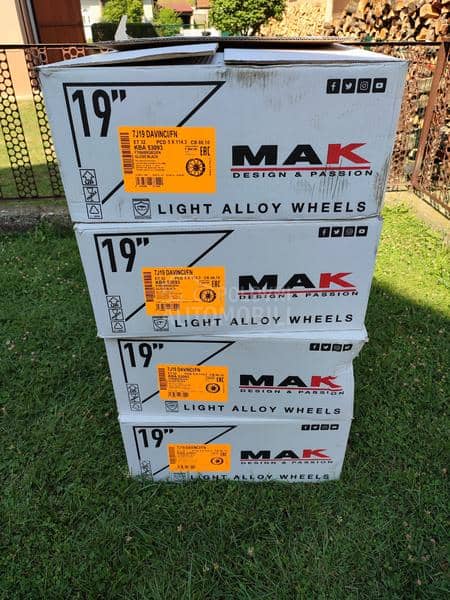 Aluminijumske felne  19" 5 x 114.3