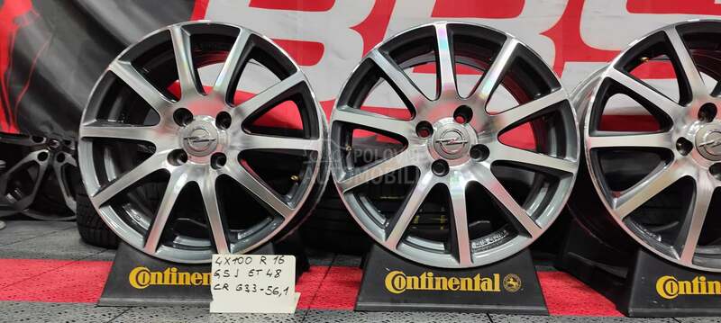 Aluminijumske felne  16" 4 x 100